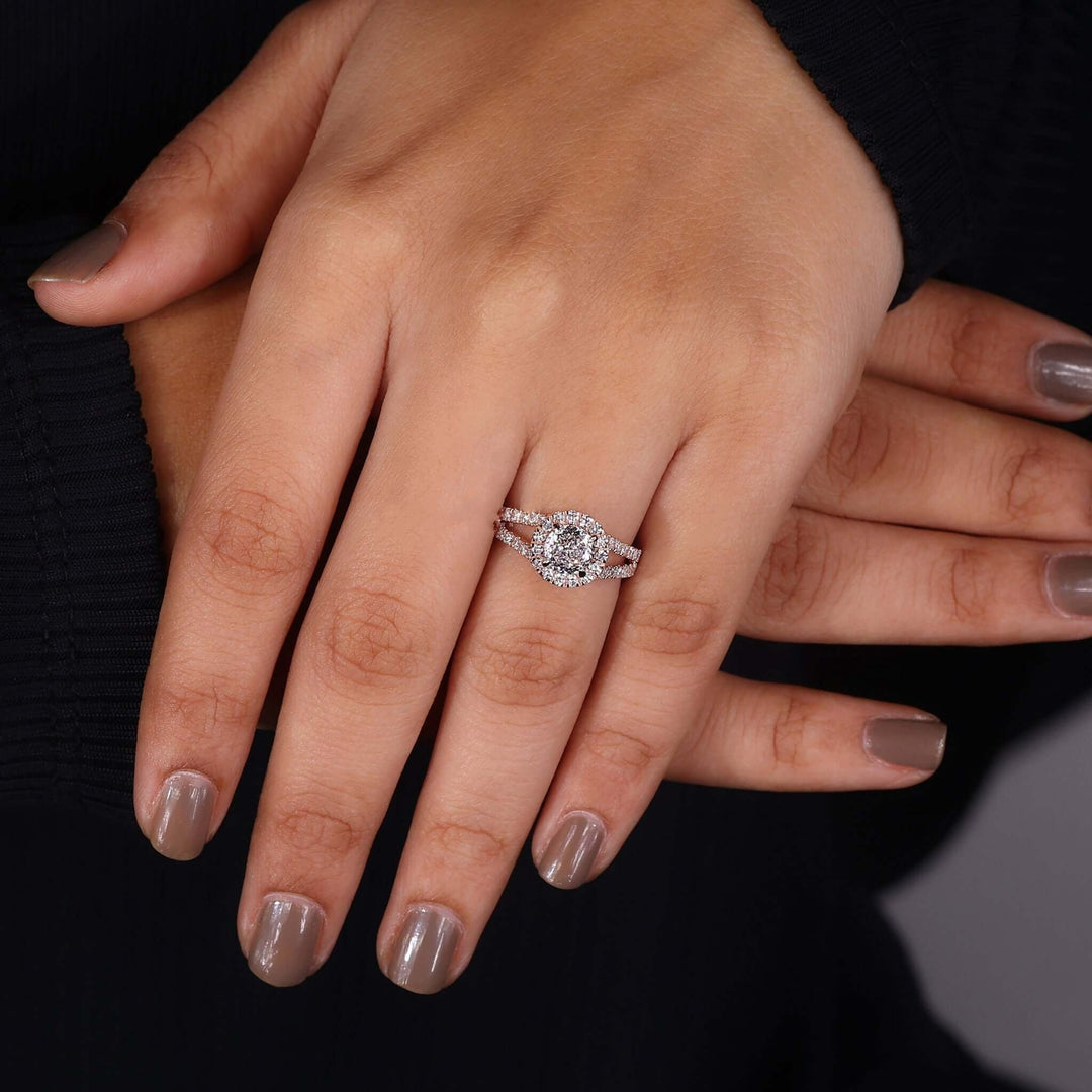 Lab Grown Diamond - Stunning Eco-Friendly Halo Engagement Rings