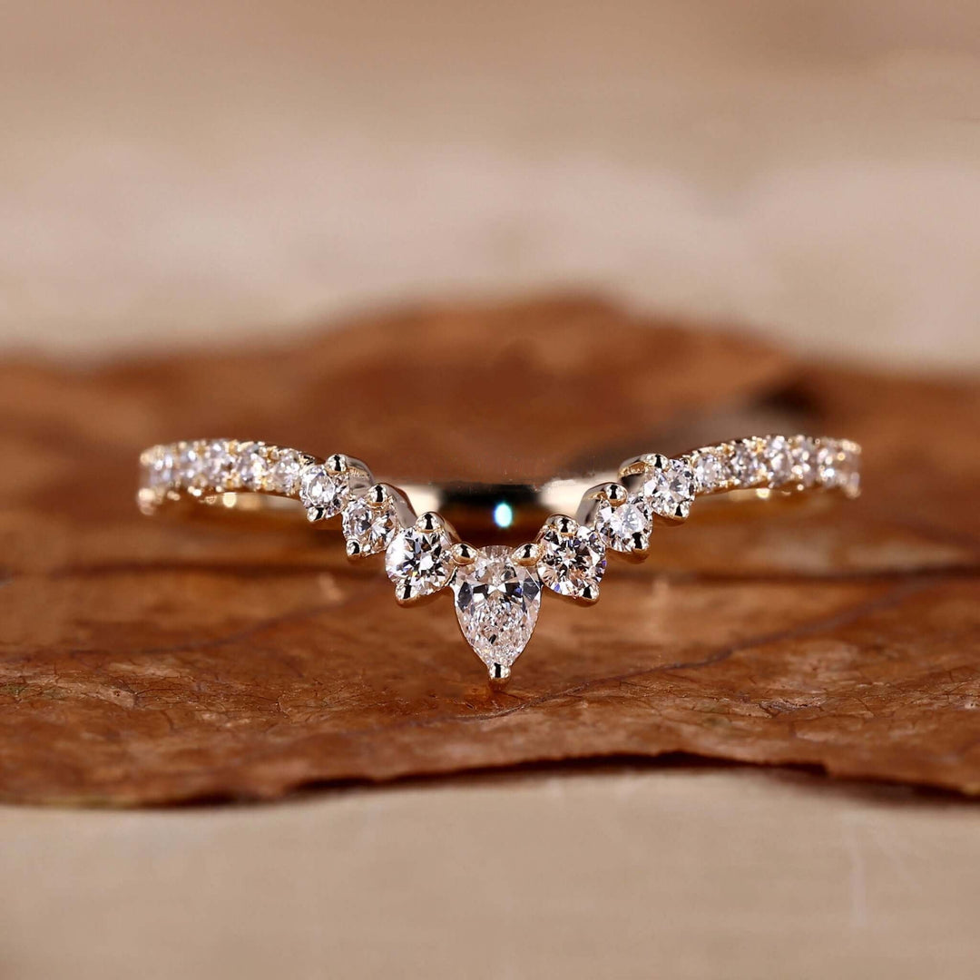 Chevron Wedding Band