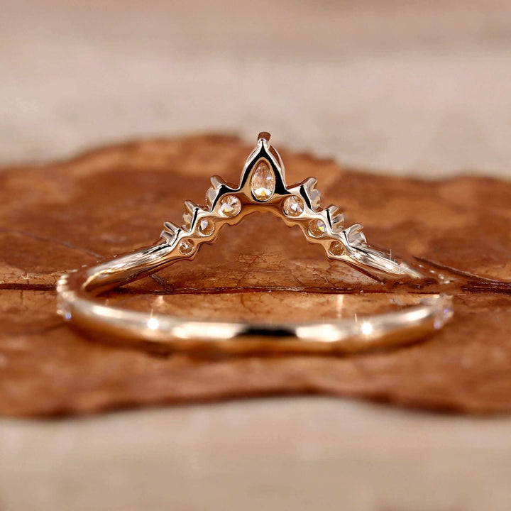 Chevron Wedding Band