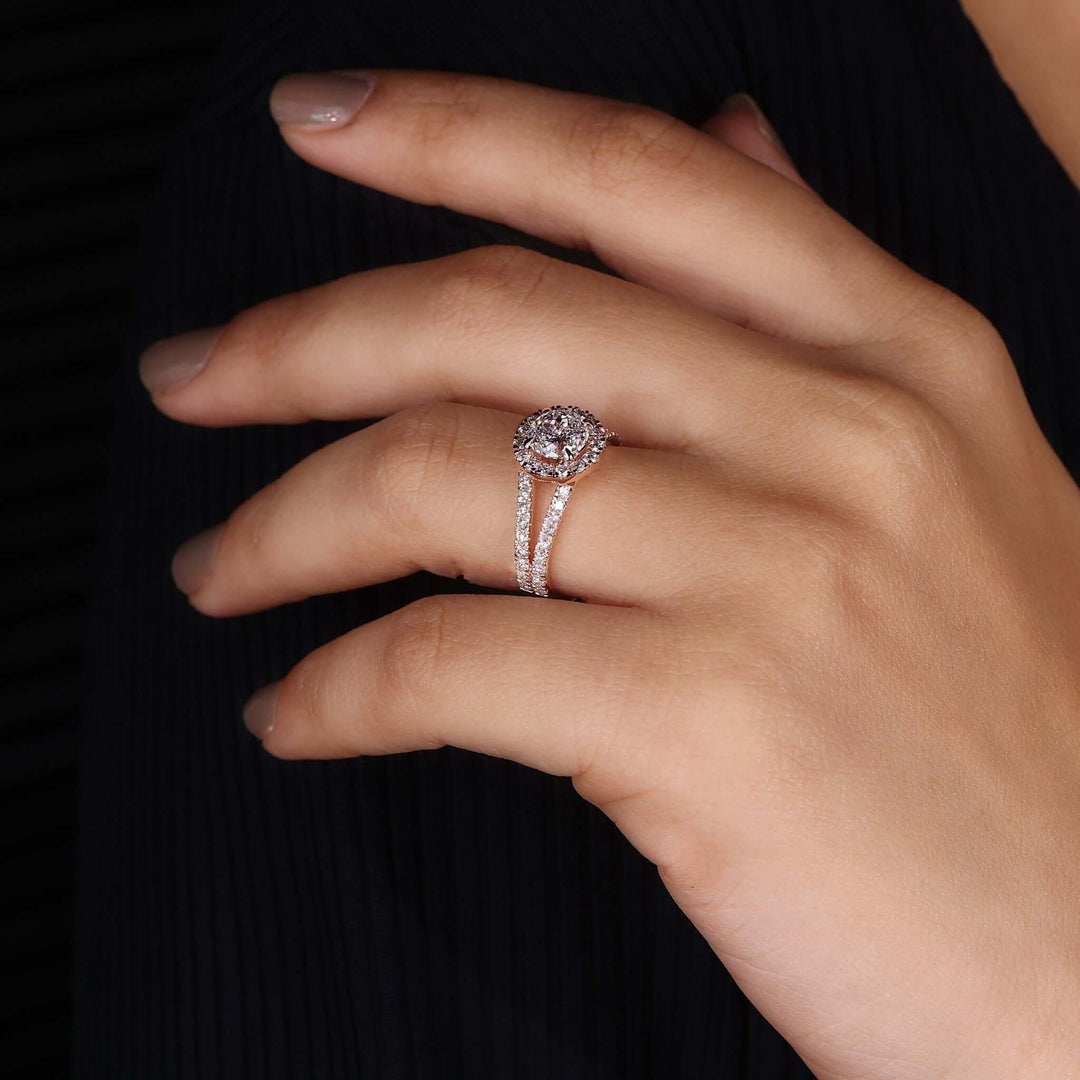 Lab Grown Diamond - Stunning Eco-Friendly Halo Engagement Rings