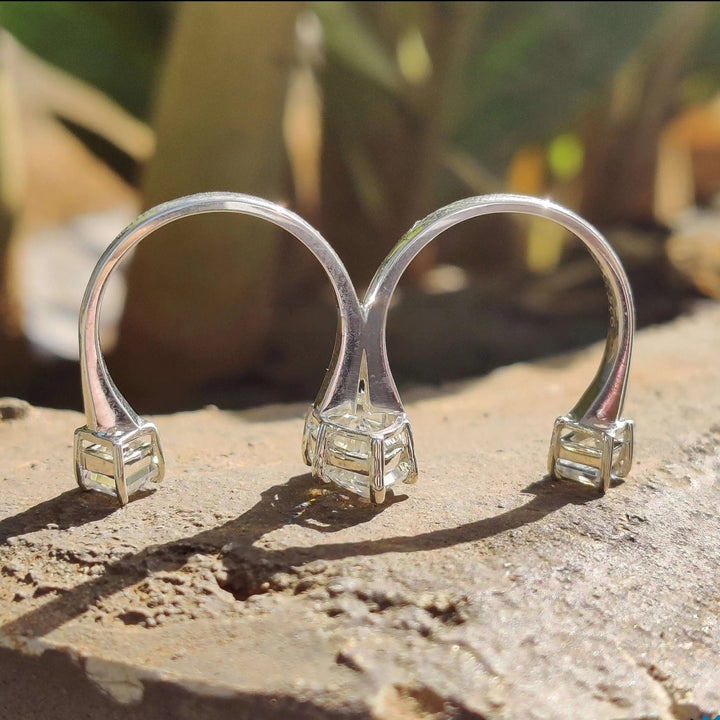 Moissanite Ring - Stunning 2.22 CT Marquise Cut Engagement Ring
