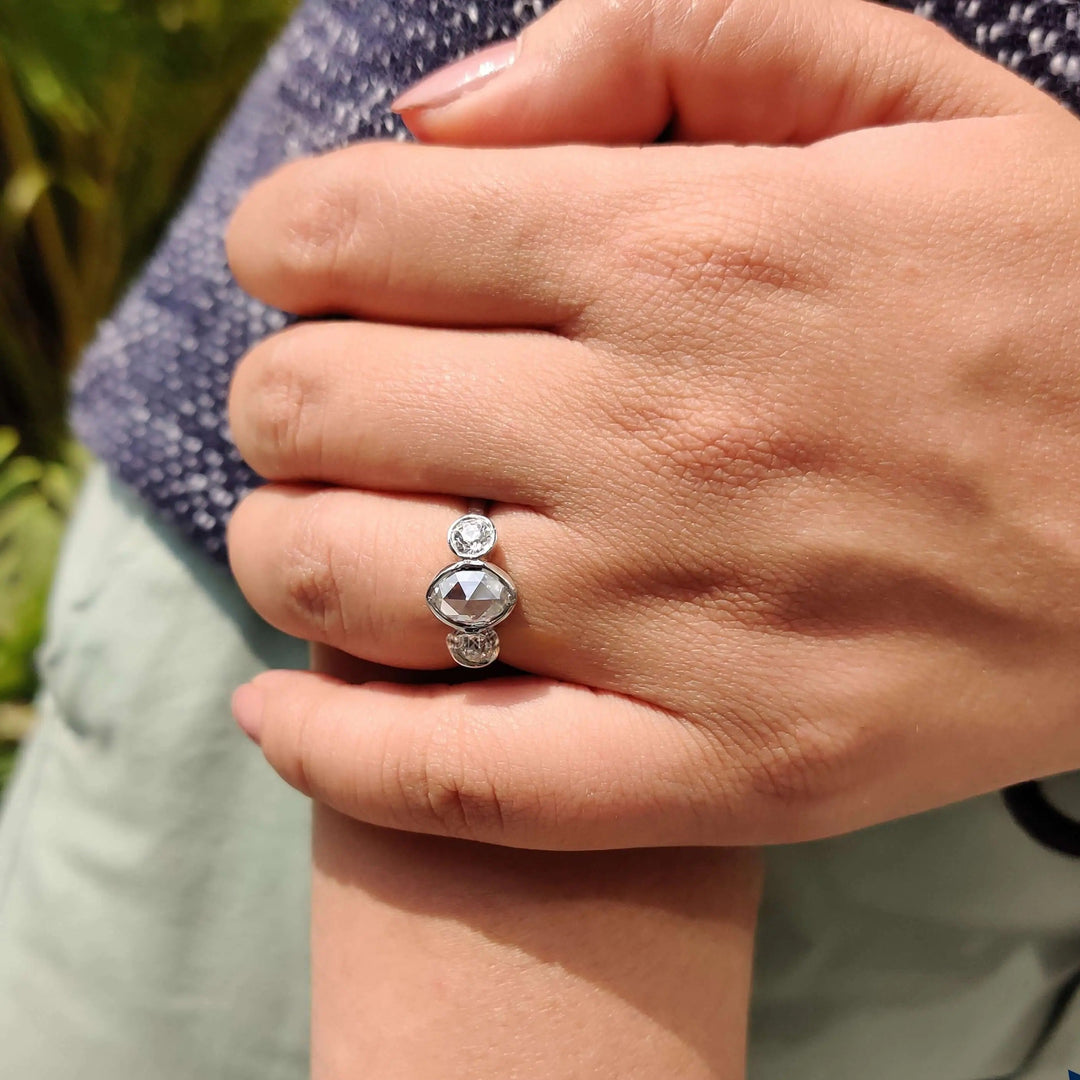 Moissanite Engagement Ring