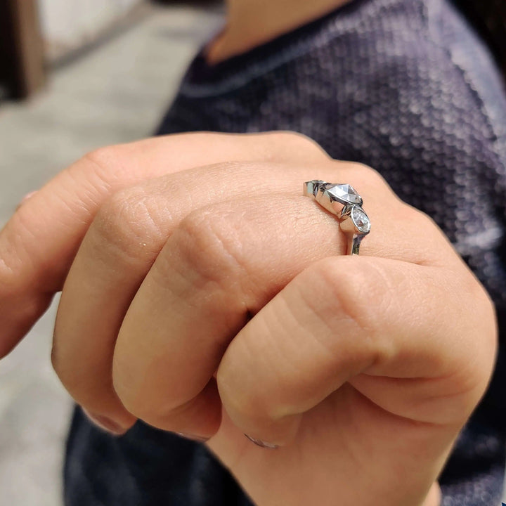 Moissanite Engagement Ring