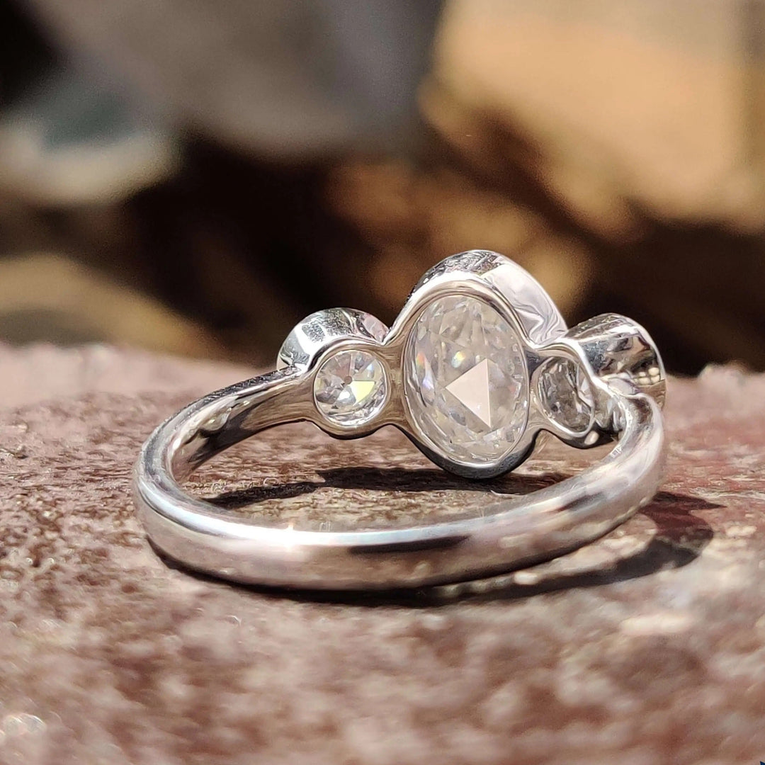 Moissanite Engagement Ring