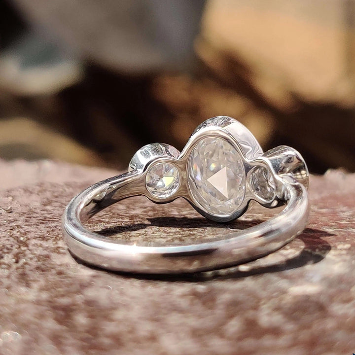 Moissanite Engagement Ring