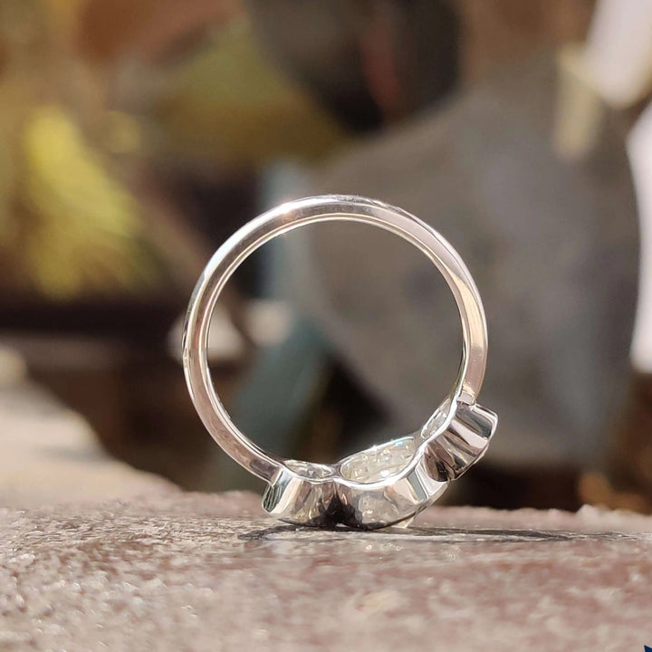 Moissanite Engagement Ring