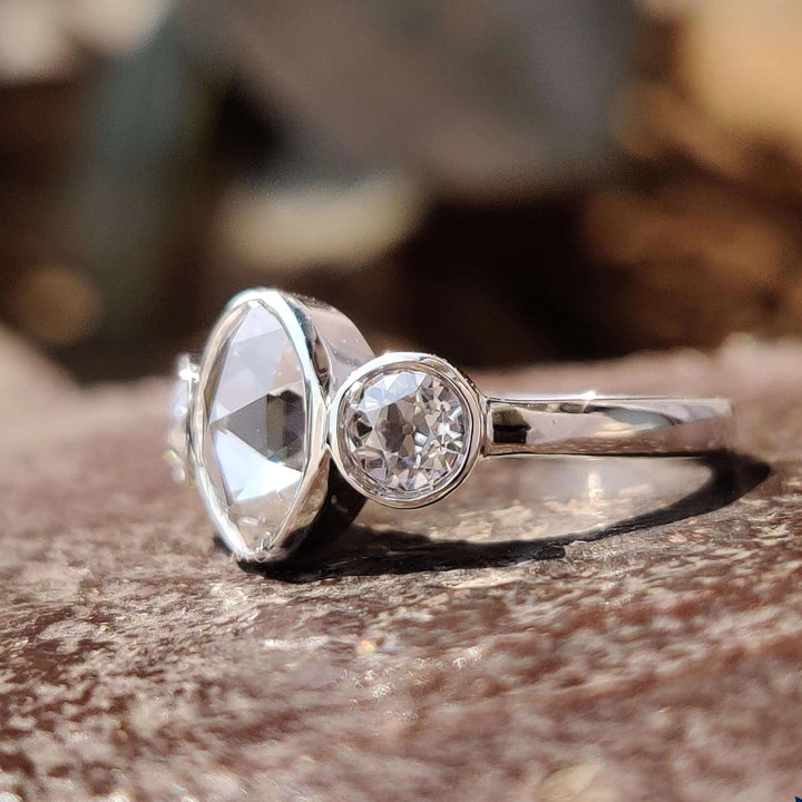 Moissanite Engagement Ring
