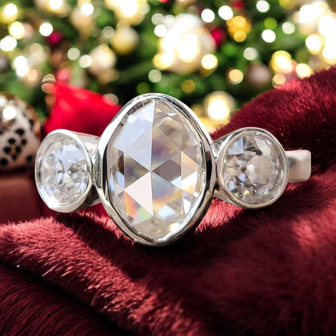 Moissanite Engagement Ring