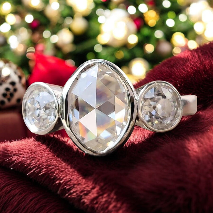 Moissanite Engagement Ring
