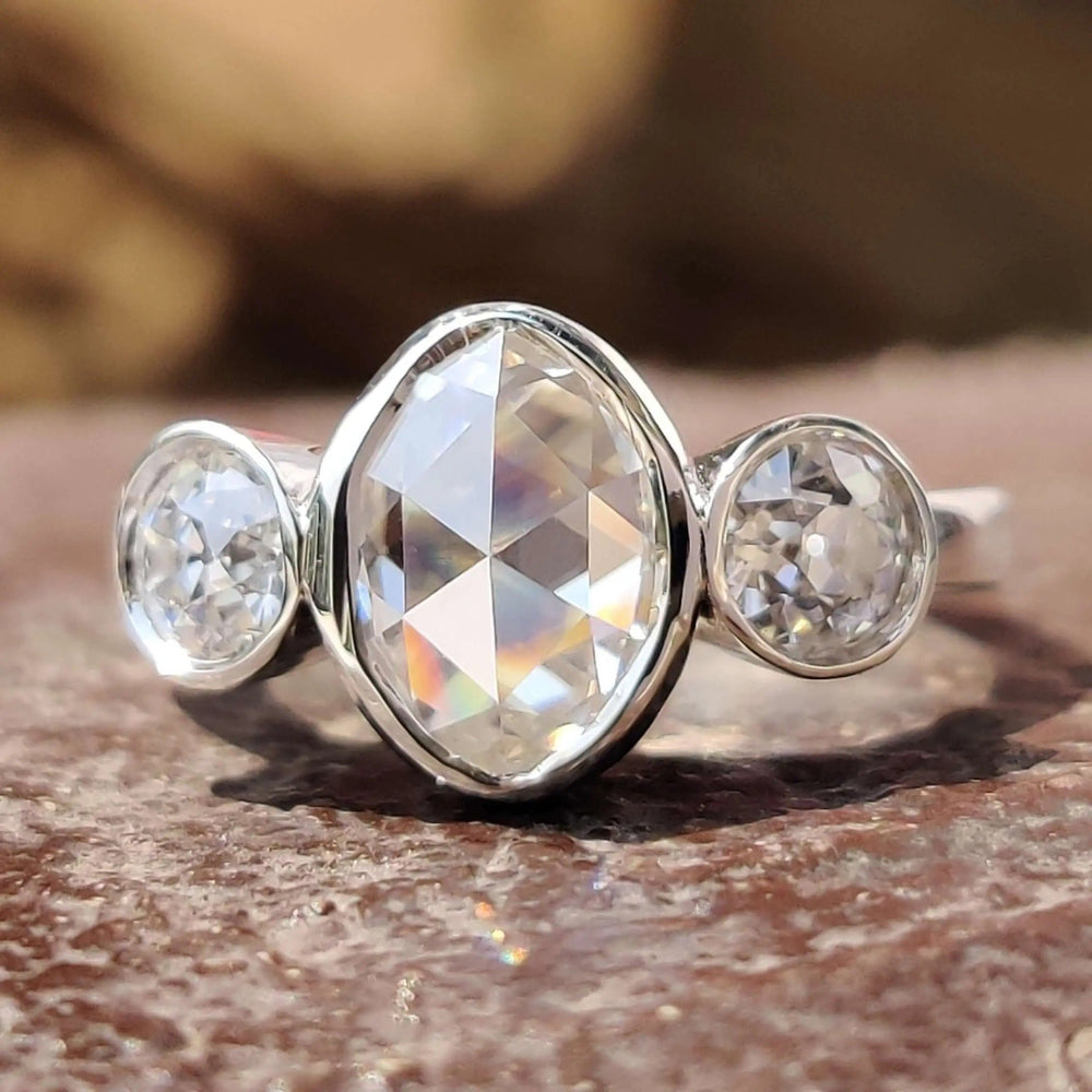 Moissanite Engagement Ring