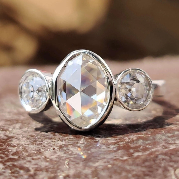 Moissanite Engagement Ring