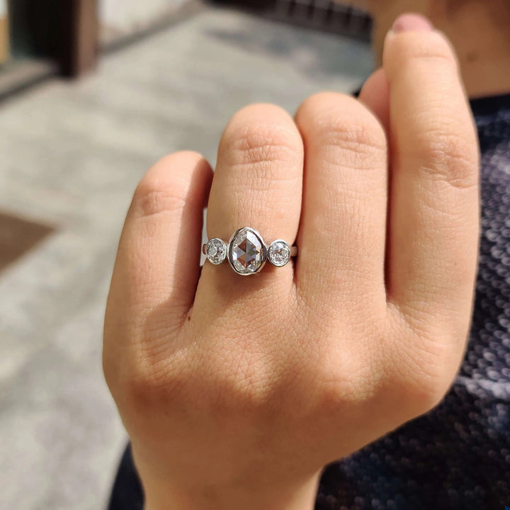 Moissanite Engagement Ring