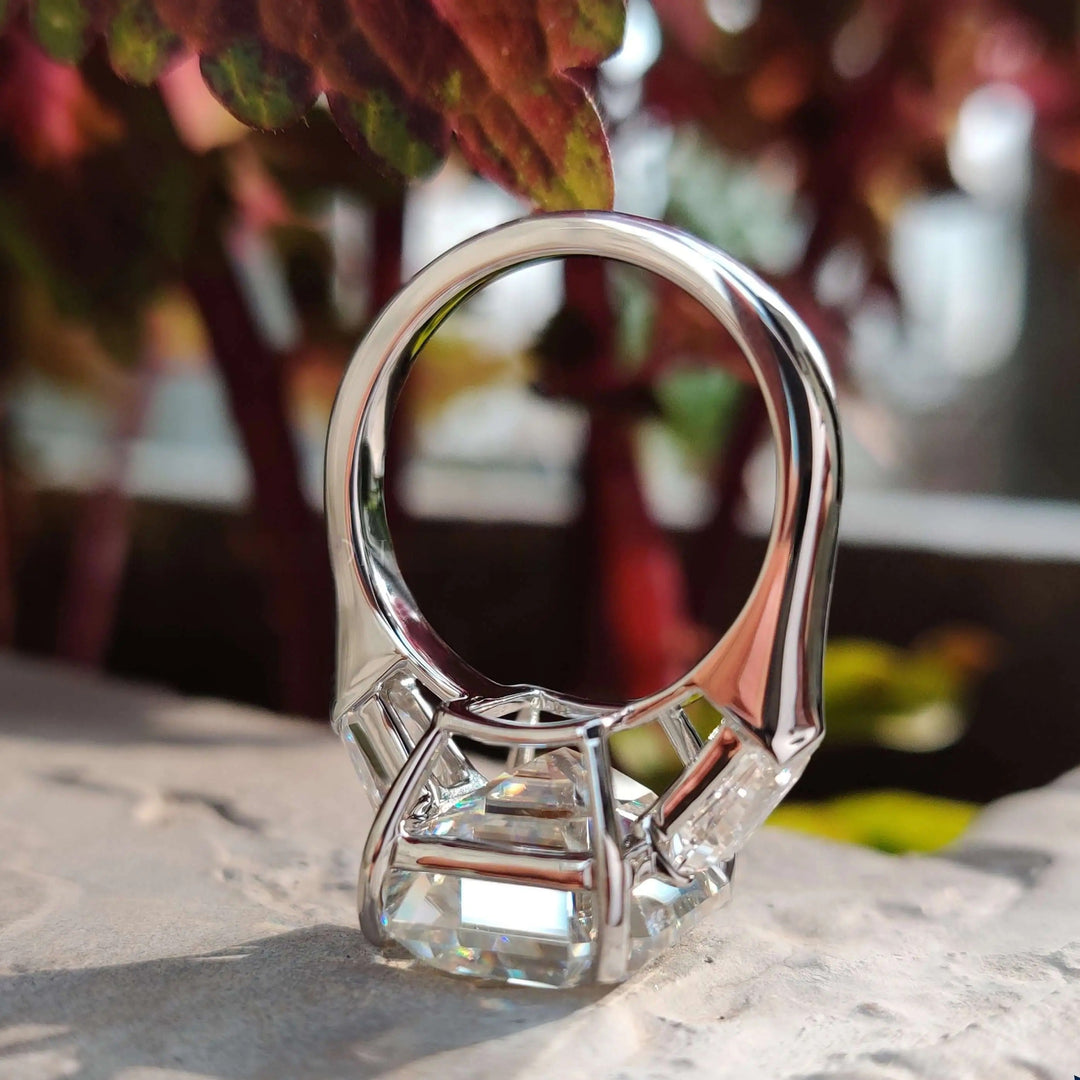 Moissanite Engagement Ring