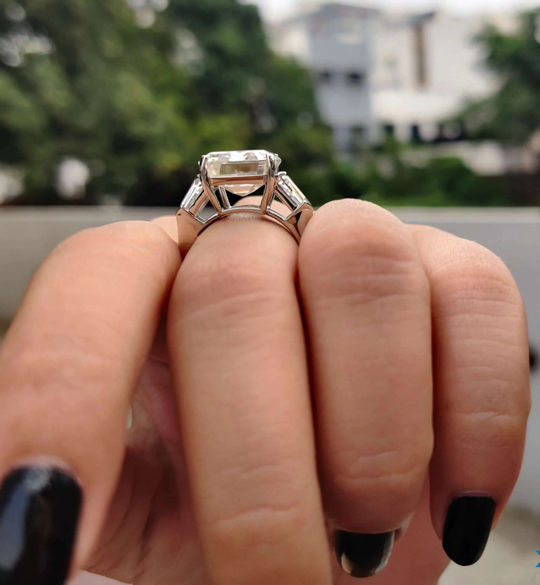 Moissanite Engagement Ring
