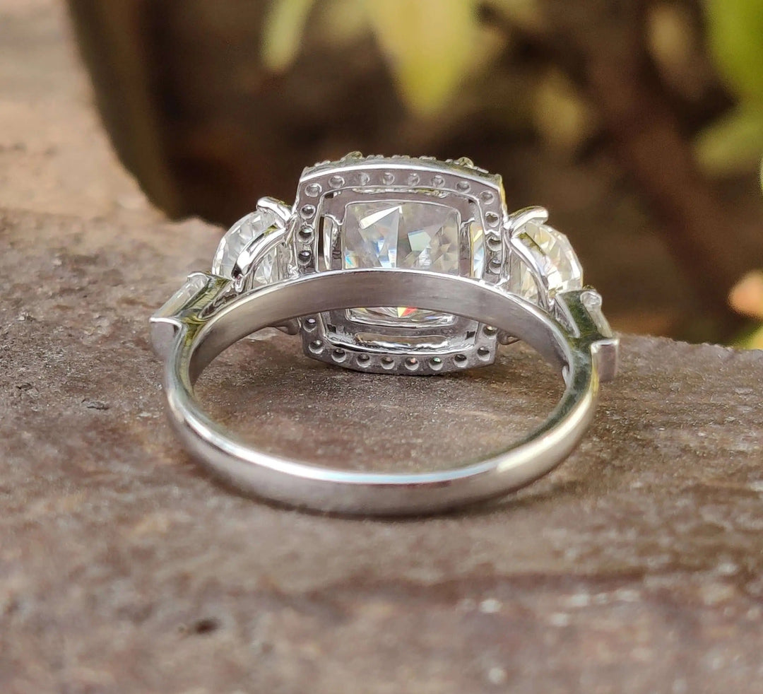 Cushion Divine Vintage Engagement Ring