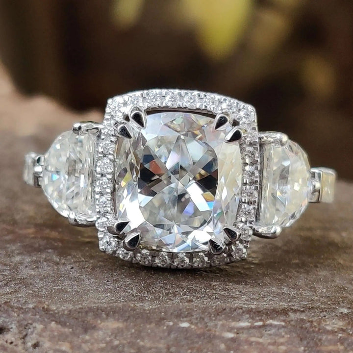 Cushion Divine Vintage Engagement Ring