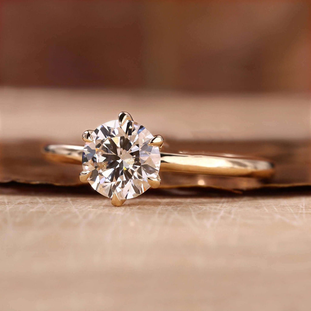 Lab Grown Diamond Solitaire Engagement Ring