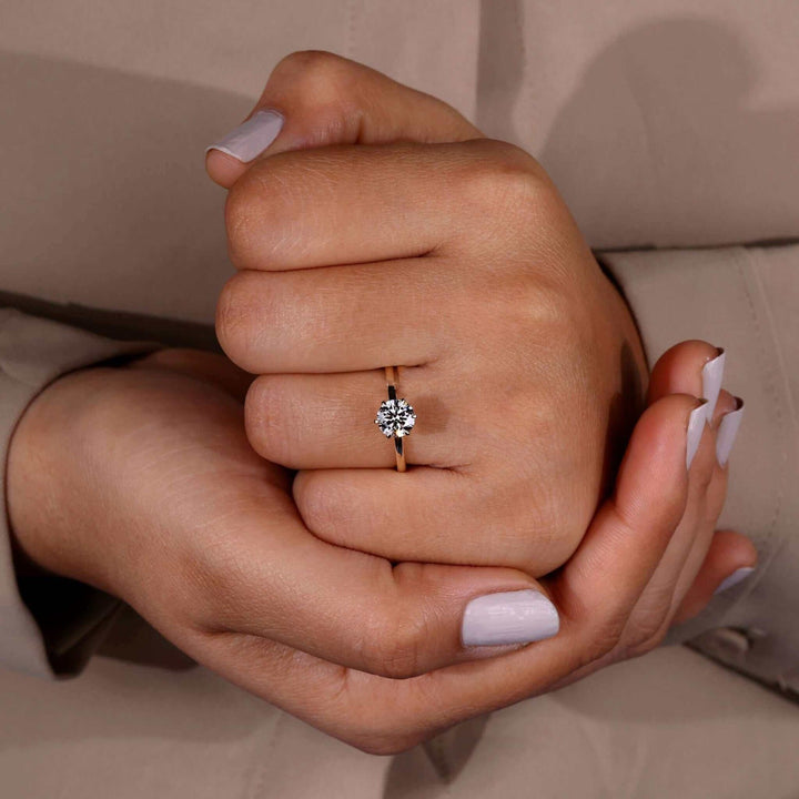 Lab Grown Diamond Solitaire Engagement Ring