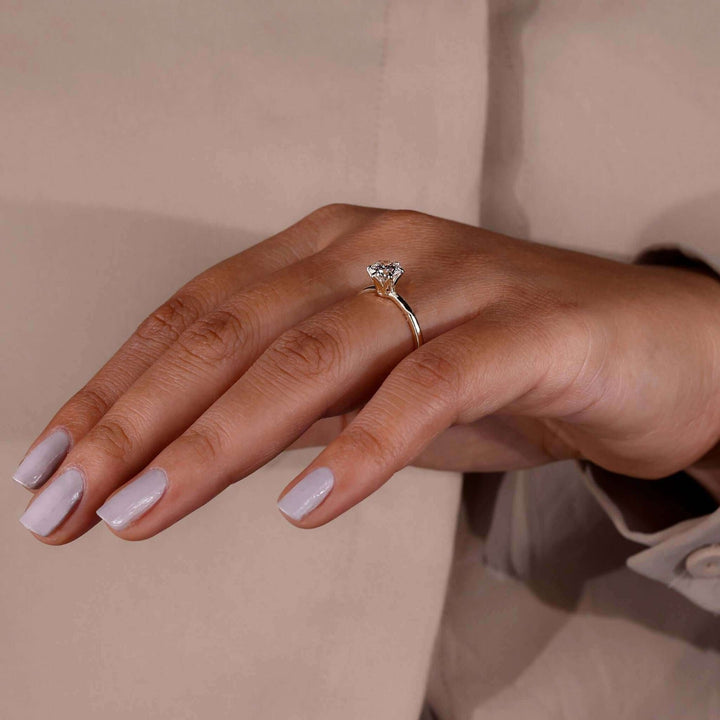 Lab Grown Diamond Solitaire Engagement Ring